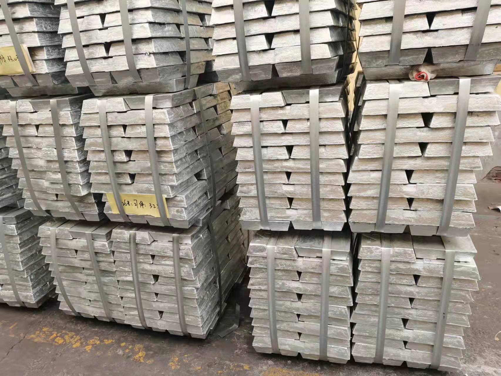 Get the high-quality zinc ingots from us. Zinc ingot, 99.995% high purity for sale